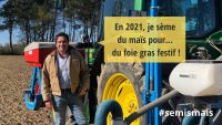 visuels semis de maïs 2021 avec Eric Frétillère