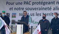 Daniel Peyraube à la manifestation de Strasbourg